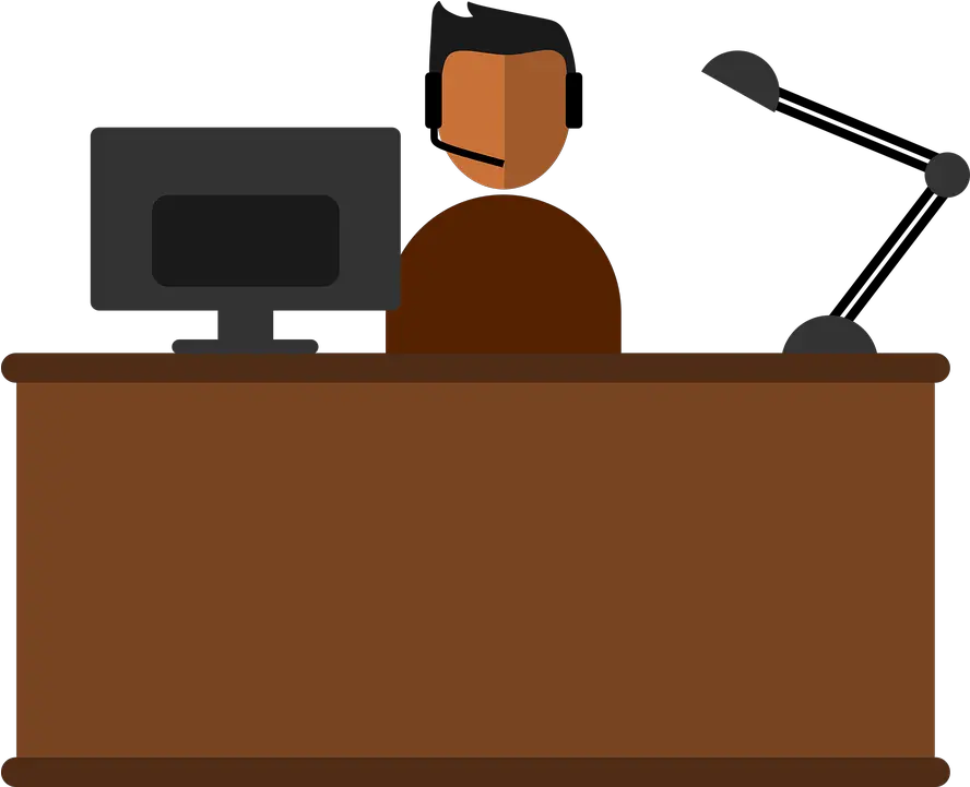 Home Office Work Free Vector Graphic On Pixabay Office Worker Png Computer Administrator Icon