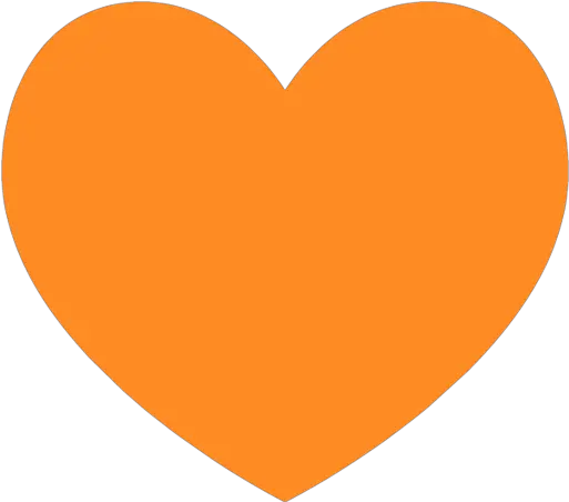 Heart Icon Free Icons Easy To Download And Use Orange Heart Shape Clipart Png Heart Icon Transparent