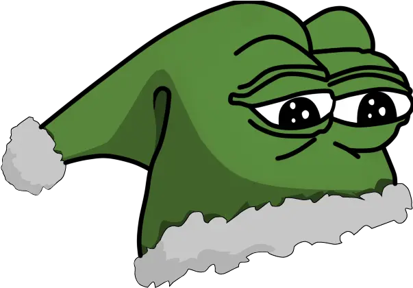 Pepe Frog Sad Transparent Pepe Hat Transparent Full Size Stupid Christmas Hats Png Pepe Frog Png