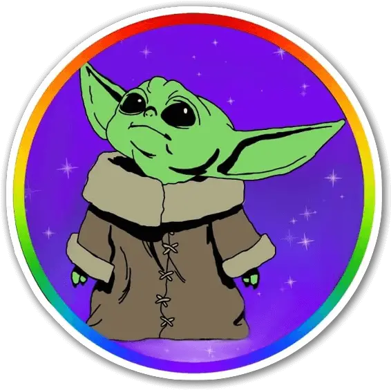 Buy Baby Yoda Die Cut Stickers Stickerapp Yoda Png Yoda Icon