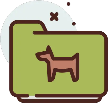 Dog Free Files And Folders Icons Dog Folder Icon Png Green Folder Icon