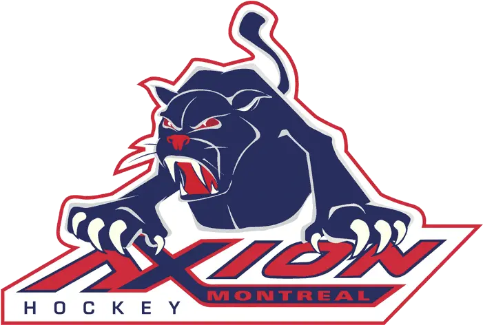 Montreal Axion Primary Logo National Womenu0027s Hockey League Montreal Axion Png Puma Logos