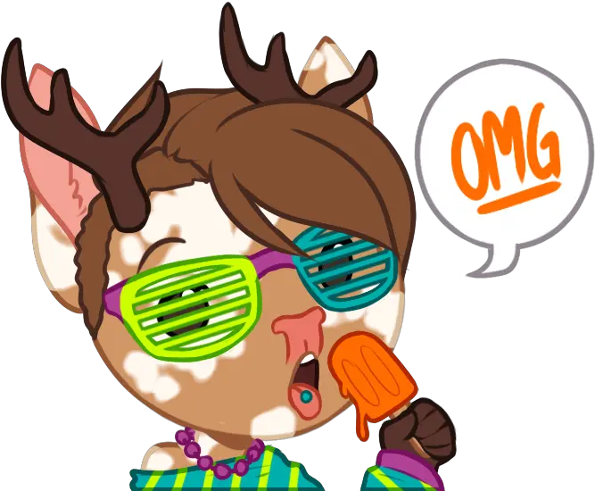 Download Hd Rs5zf3z 80u0027s Child Deer Cartoon Transparent Cartoon Png Baby Deer Png