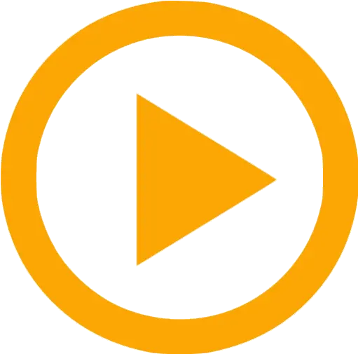 Orange Video Play 3 Icon Free Orange Video Icons Orange Play Video Icon Png Video Icon Transparent