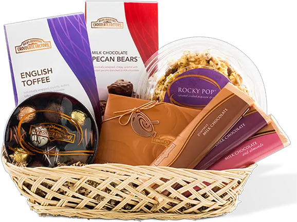 Download S Day Decadence Chocolate Gift Baskets Gift Canasta Chocolates Png Basket Png