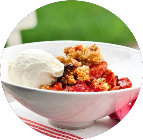 Letterbox Csa 2018 Week 8 U2014 Farm Oaty Fruit Crumble Presentation Png Letterbox Png