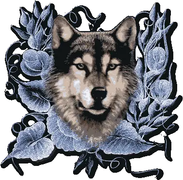 Wolf Logo Animated Wolf Gif 500 By 500 Png Blue Wolf Logo