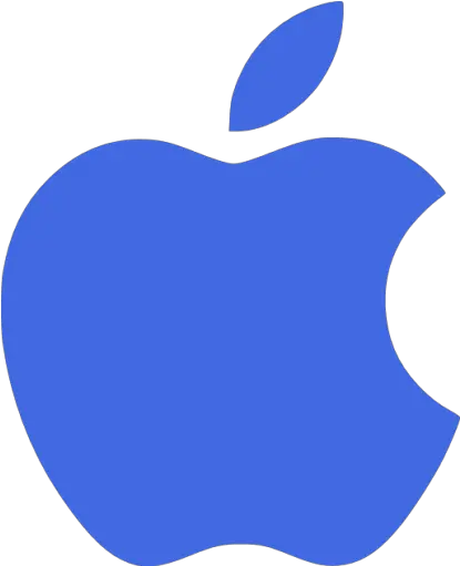 Royal Blue Apple Icon Free Royal Blue Site Logo Icons Macos Png Apple Logo Png Transparent
