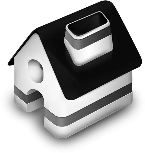 Black And White 3d Home Icon Png Clipart Image Iconbugcom Us 3d Icon Png Home Icon Png