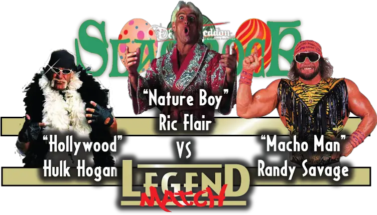 Welcome To Destigeddon Slamrock Dg Legends Match Ric Flair Woo Png Randy Savage Png