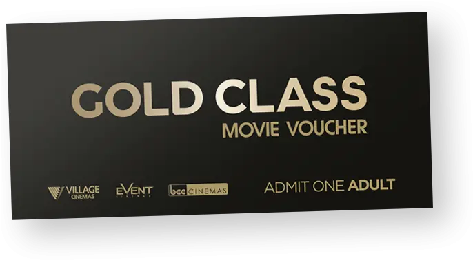 Family Movie Experience Evoucher Aeg Rewards Village Gold Class Png Movie Ticket Png
