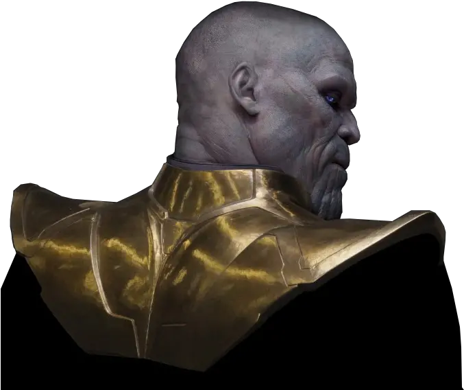 Download Universe Sculpture Cinematic 4k Thanos Resolution Thanos Back Of Head Png Sculpture Png