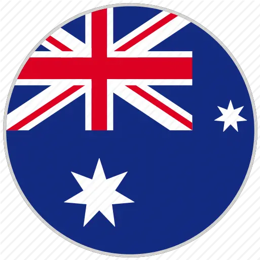 Australia Circular Country Flag Transparent Australia Flag Round Png Country Flags Icon