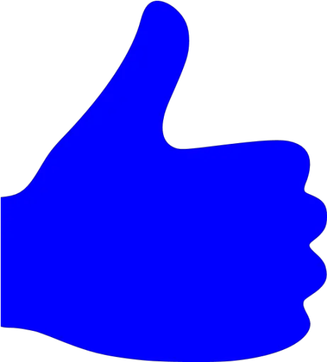 Blue Thumbs Up Icon Free Blue Hand Icons Icon Thumbs Up Blue Png Thumbs Down Emoji Transparent