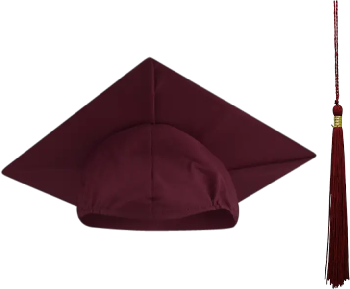 Graduation Cap Png Maroon