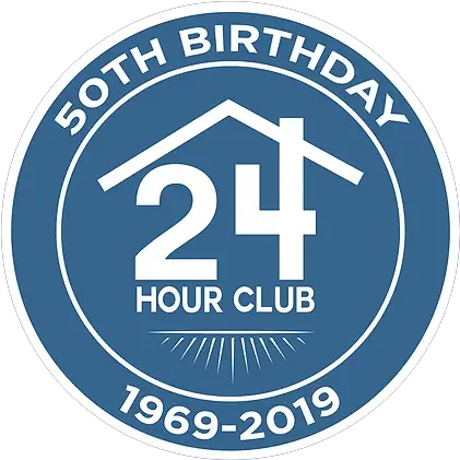 50th Birthday Dallas 24 Hour Club Vertical Png 50th Birthday Png