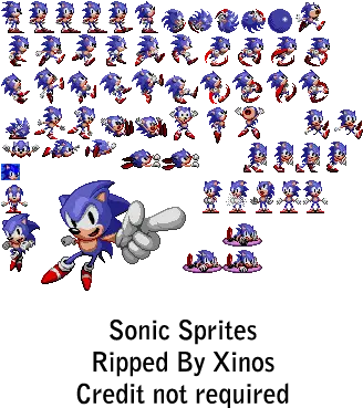 Mobile Sonic 1 Sprite Sheet Png Sonic Sprite Png