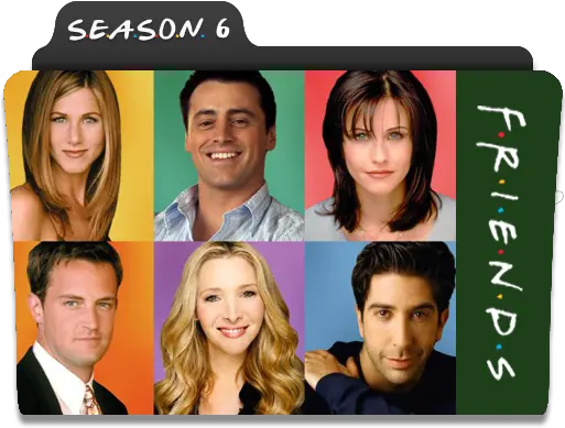 Friends S06 Icon 512x512px Png Friends Season 6 Folder Icon Friends Folder Icon