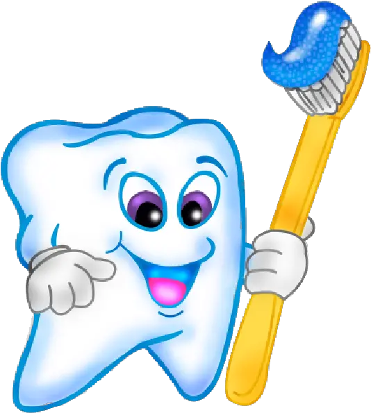 Tooth Clipart Png 5 Image Clip Art Cartoon Brushing Teeth Tooth Clipart Png