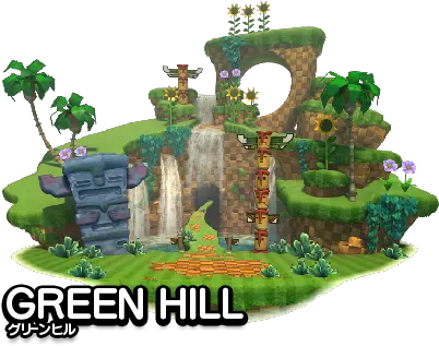 Green Hill Sonic Generations All Stages Png Sonic Generations Logo