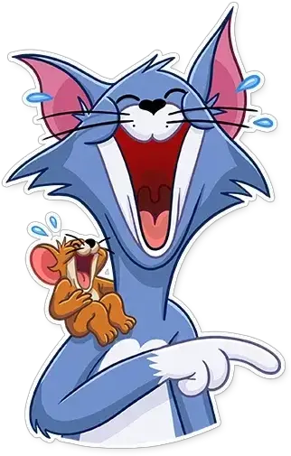 Tom And Jerry Whatsapp Stickers Stickers Cloud Funny Cartoon Pictures Stickers Png Tom And Jerry Transparent