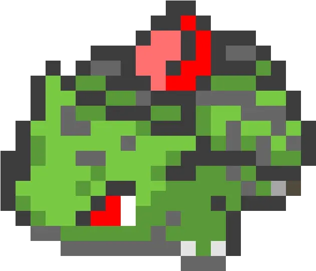 Download Bulbasaur Pixel Art Png Pixel Art Pixel Art Basketball Minecraft Bulbasaur Png