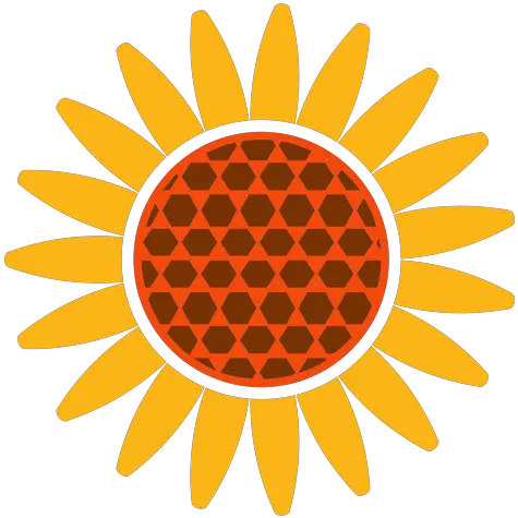 Flat Sunflower Head Icon Transparent Png U0026 Svg Vector File Color Edge Hair Care Shine Cream Sunflower Icon