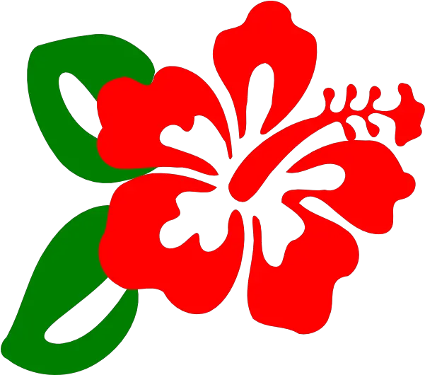 Red Hibiscus Clipart Clipart Suggest Hibiscus Flower Clipart Png Hawaiian Flower Icon