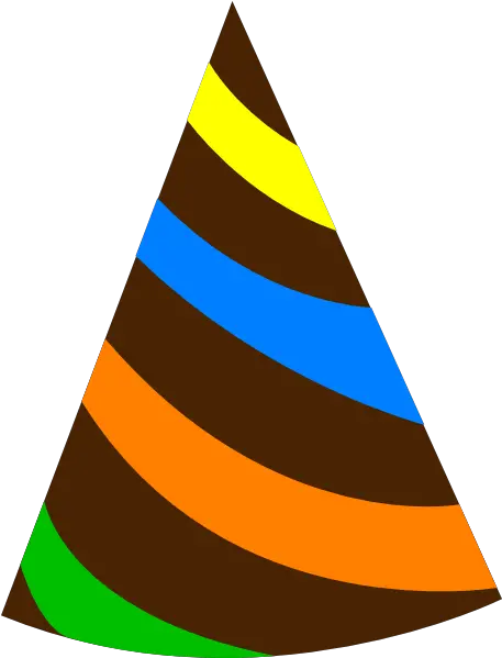 Download Hd Rainbow Party Hat Brown Clip Art Transparent Png Brown Party Hat Transparent Png Party Hat Png