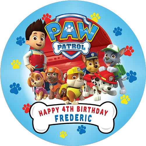 Download Free Png Paw Patrol Paw Patrol Personalised Cake Topper Paw Patrol Png