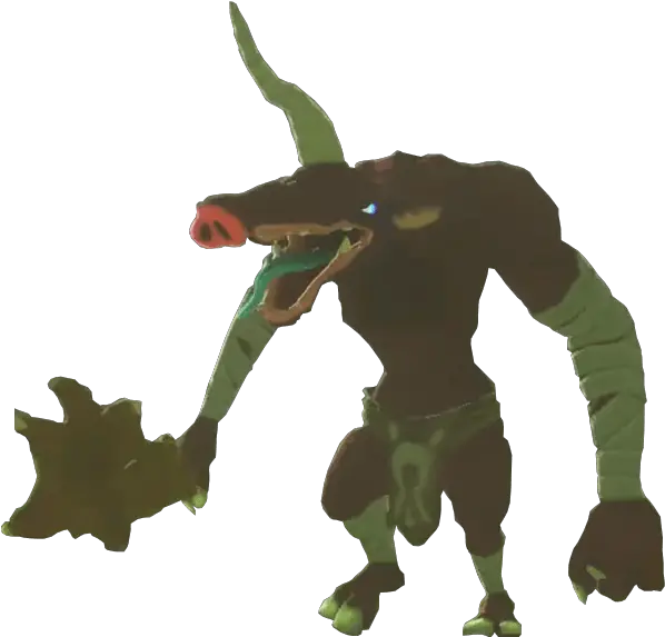 Download Moblin Zelda Full Size Png Image Pngkit Breath Of The Wild Moblin Png Zelda Transparent