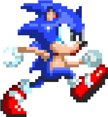 Sonic 3 Mania Style Running Sprite Sonic Mania Sonic Running Png Sonic Running Png