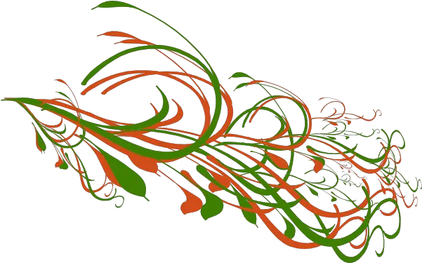 Download Hd Orange Green Big Swirl Clipart Png For Web Green And Orange Swirls Png Swirl Clipart Png