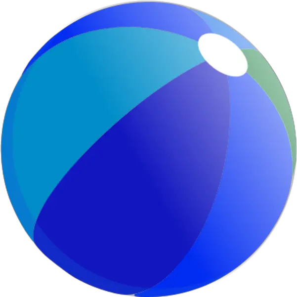 Beach Ball Vector Clip Art 3 Blue Beach Ball Transparent Background Png Beach Balls Png