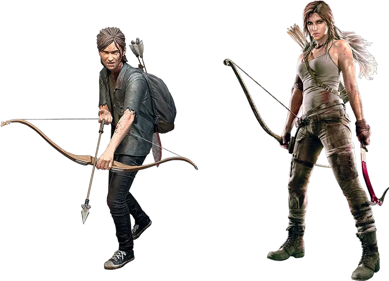 Ellie Vs Lara Croft Lara Croft Png Lara Croft Png