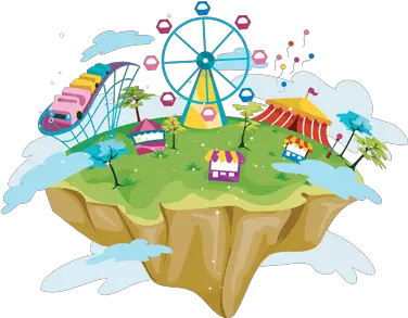 Png Theme Park Transparent Parkpng Images Pluspng Amusement Park Clip Art Fun Png