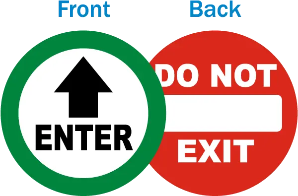 Enter Do Not Exit Label Automatic Door In Sticker Png Do Not Enter Png
