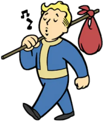 Pin Fallout Vault Boy Poses Png Pip Boy Png