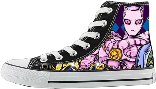 High Q Unisex Anime Jojos Bizarre Shoe Png Vento Aureo Logo