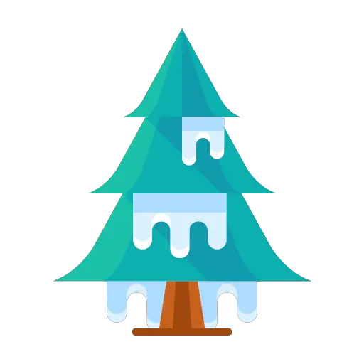 Cold Forest Plant Snow Tree Winter Icon Winter Tree Icon Png Forest Tree Png