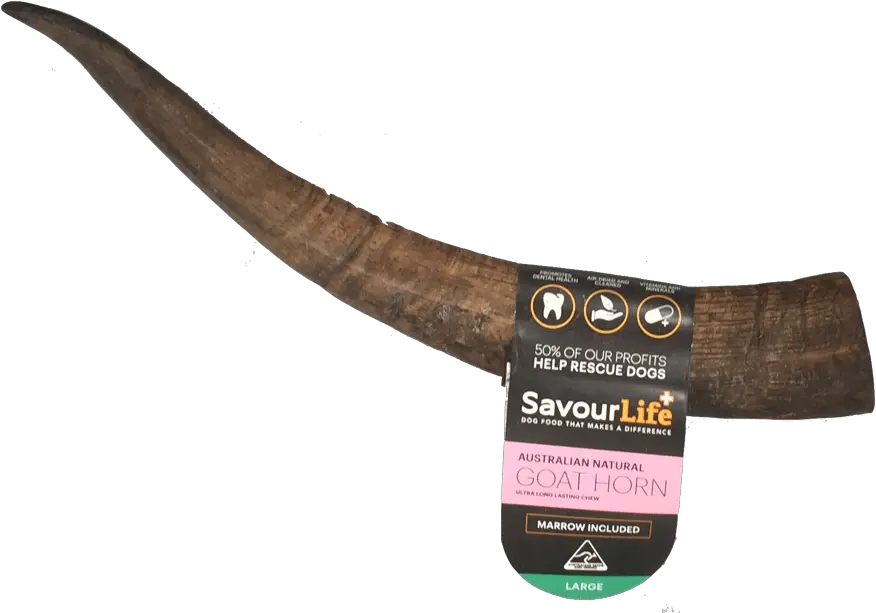 Savourlife Goat Horn Large Dog Oral Hygiene Solid Png Goat Horns Png