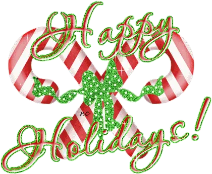 Happy Holidays Candy Canes Gif Happyholidays Candycanes Glitter Discover U0026 Share Gifs Animated Happy Holidays Clip Art Png Glitter Gif Transparent