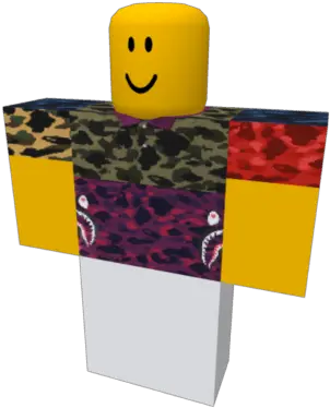 Bape Mix Camo Relaxed Side Shark Polo Multi Brick Hill Roblox Spiderman T Shirt Png Bape Shark Png