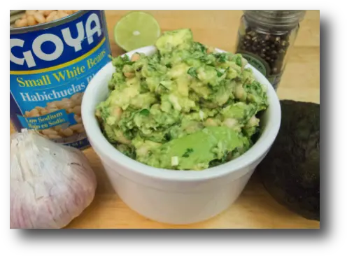 Download Guacamole With White Beans Bean White Pack Of 24 Chutney Png Guacamole Png