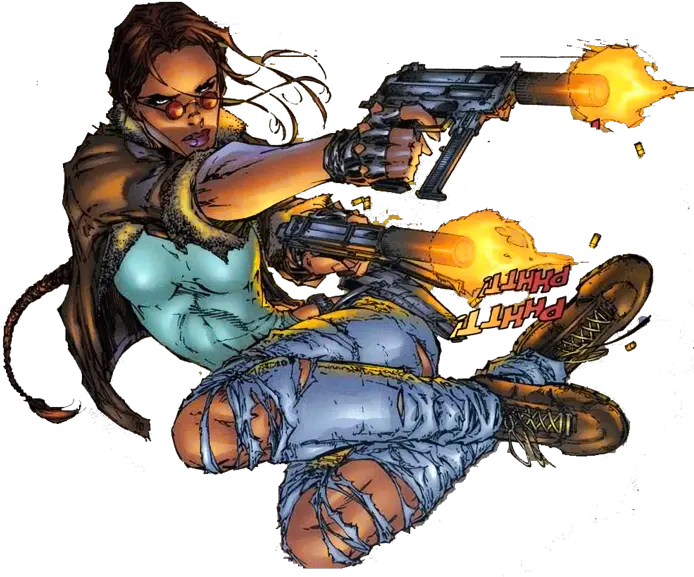 Lara Croft Tomb Raider Michael Turner Art Png Tomb Raider Png