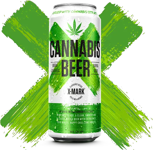 X Mark U2022 Flavoured Beers U0026 Bold Mixdrinks X Mark Cannabis Beer Png X Mark Transparent Background