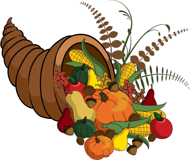 Library Of Thanksgiving Bread Graphic Free Png Files Cornucopia Clipart Bread Clipart Png