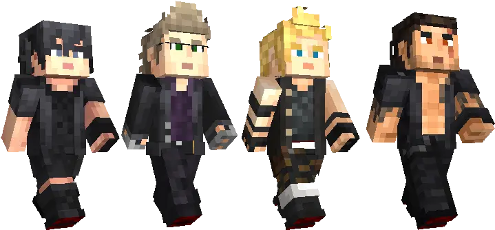 Final Fantasy Xv Skin Pack Out Now Skins Minecraft Final Fantasy Xv Png Noctis Png