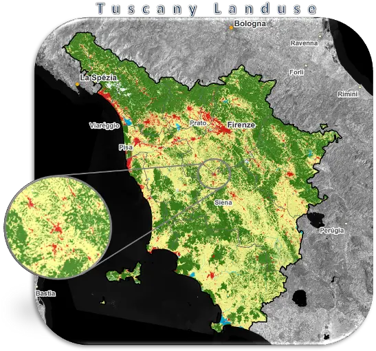 Tuscany Land Cover U2014 European Environment Agency Png La Folder Icon