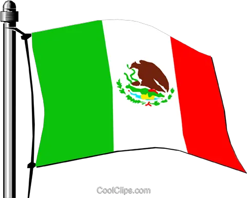 Mexico Flag Royalty Free Vector Clip Art Illustration Flag Png Mexico Flag Transparent